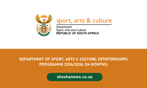 Department Of Sport, Arts & Culture: X37 NEW INTERNSHIPS PROGRAMME 2024 ...