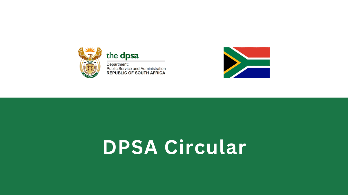 Dpsa Circular Of Archives Apply For Learnerships