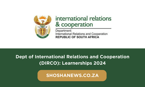 Dept of International Relations and Cooperation (DIRCO): Learnerships ...