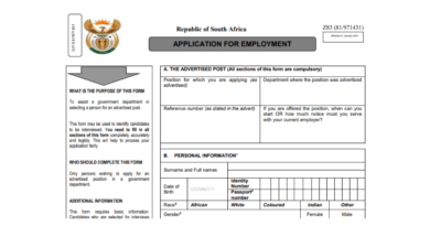 Download the NEW Z83 Form (Editable)