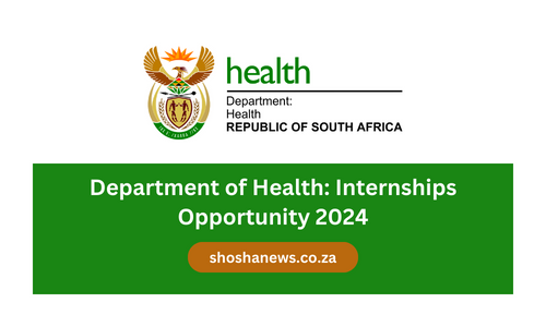 Department of Health: Internships Opportunity 2024