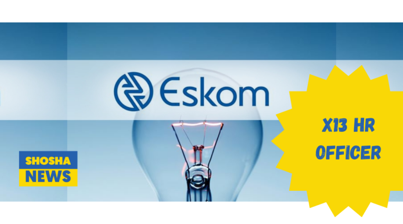 Join Eskom Now: X13 HR Officer Positions Open on Fixed-Term Contracts