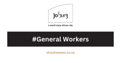 City of Joburg is Looking for General Workers to Start Immediately 2024