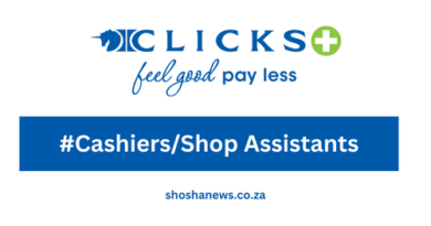 Clicks is Looking for Shop Assistant / Cashiers to Start Immediately