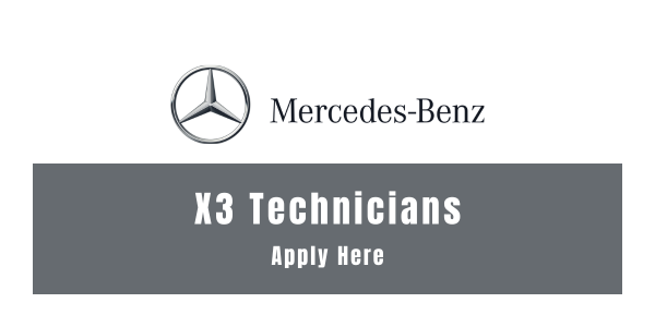 Mercedes-Benz The Glen: X3 Technicians Vacancies