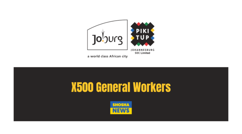 City of Johannesburg: X500 General Workers