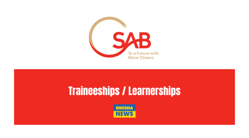 SAB: Traineeships/ Learnership 2024