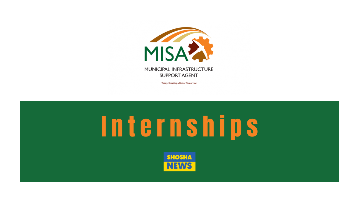 Municipal Infrastructure Support Agent (MISA) Graduate Internship Programme 2024