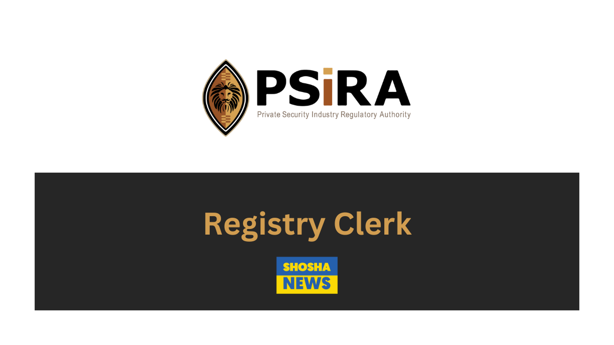 Psira Registry Clerk Vacancies