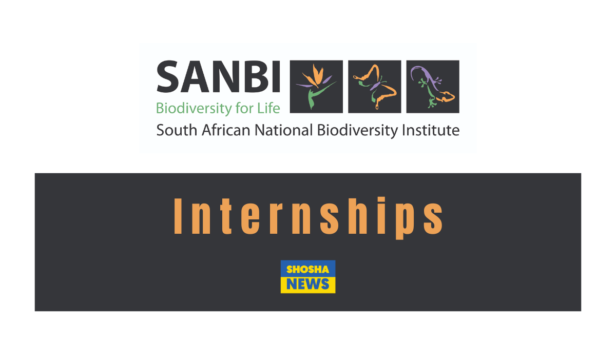 SANBI: Environmental Management/ Biodiversity Internship Programme 2024