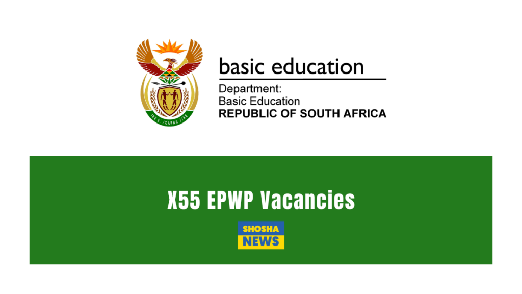 Dept of Education: X4 EPWP Data Capturers & X51 Casual Labourers