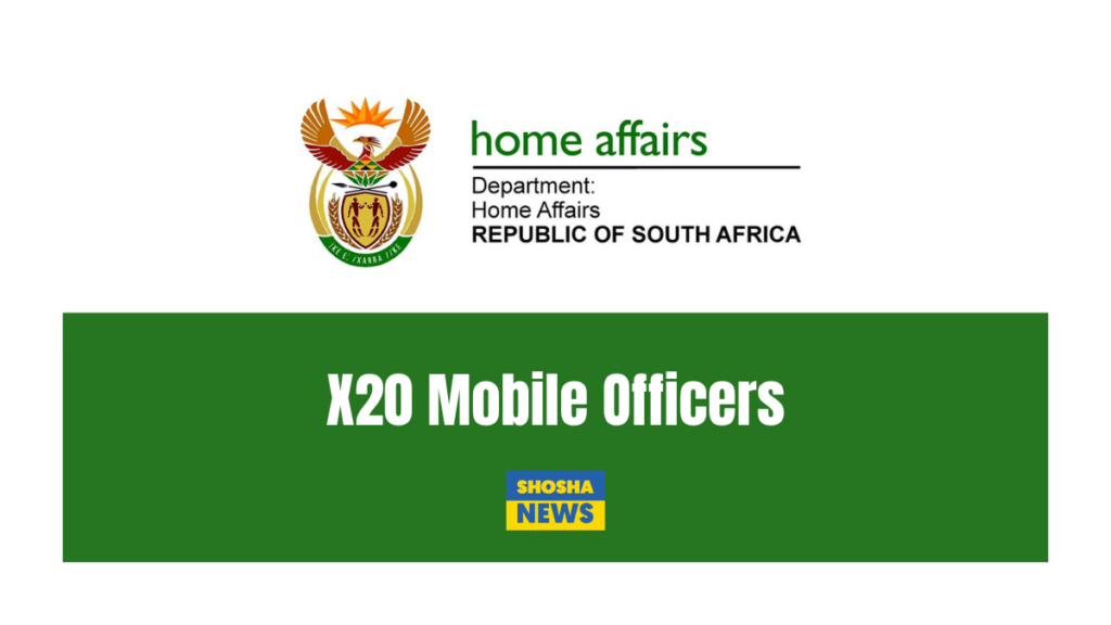 Home Affairs is Looking for 20 Mobile Officers