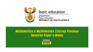 Mathematics & Mathematics Literacy Previous Question Paper & Memo