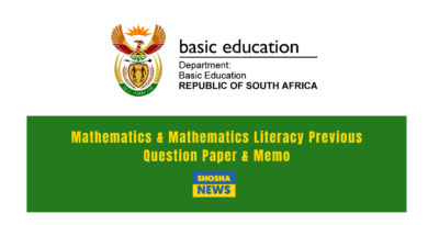 Mathematics & Mathematics Literacy Previous Question Paper & Memo