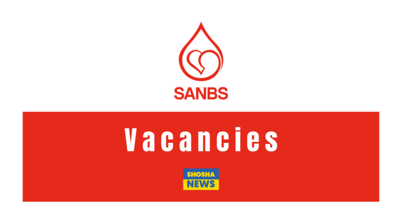 SANBS: X16 Various Vacancies