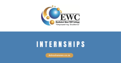 Ekurhuleni West TVET College Traineeships 2024