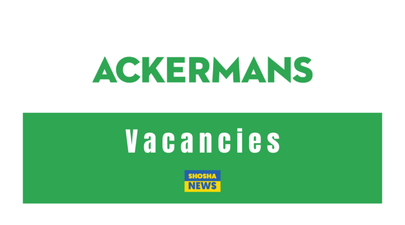 Ackermans x60 Cashier/Shop Assistants 2024