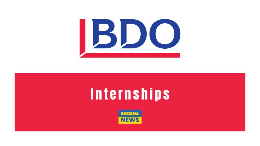 BDO: YES Internship Opportunities 2024 / 2024