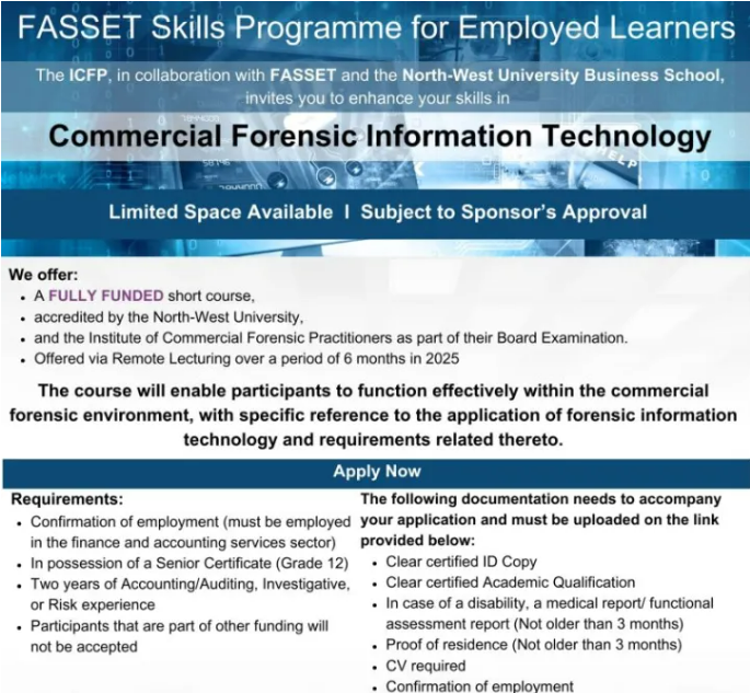 FASSET Skills Learnerships Programme 2025