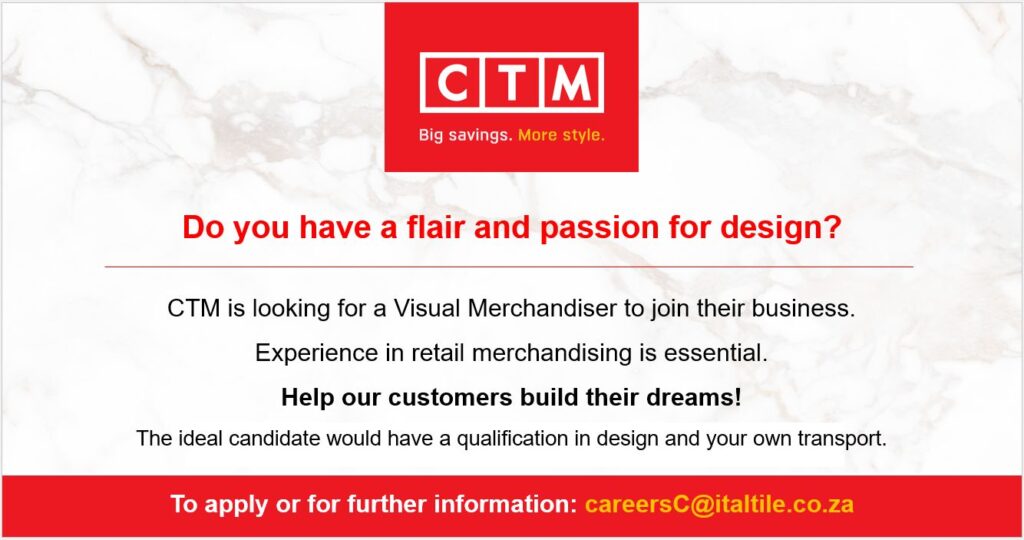 Apply CTM Merchandising Learnerships 2024