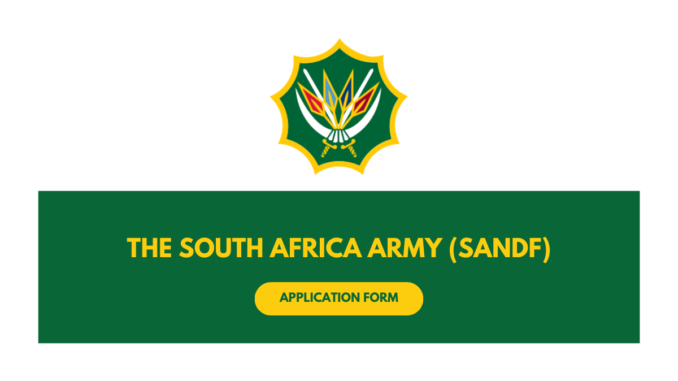 SANDF Applications Intake 2026