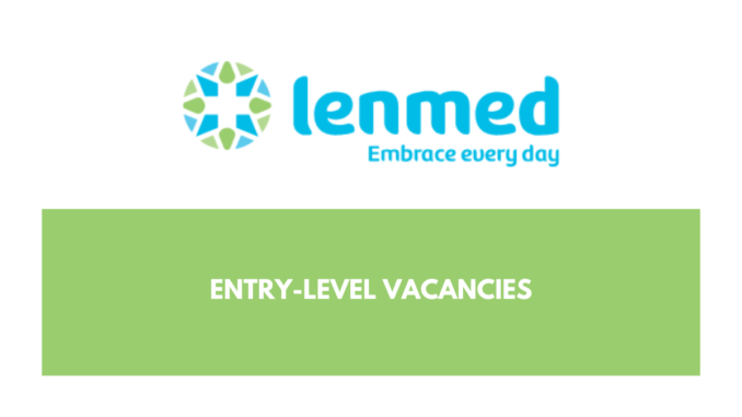 Lenmed is Hiring x2 Admissions Clerks