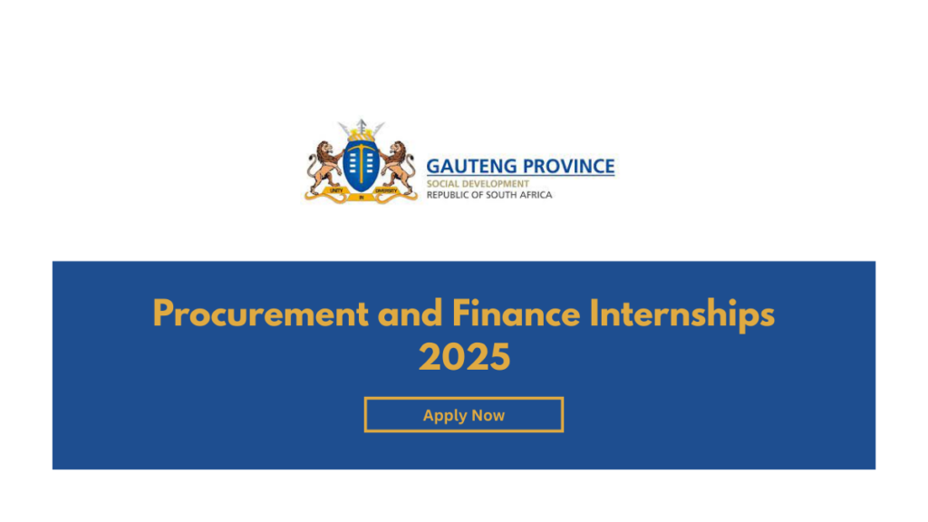 Procurement and Finance Internships 2025