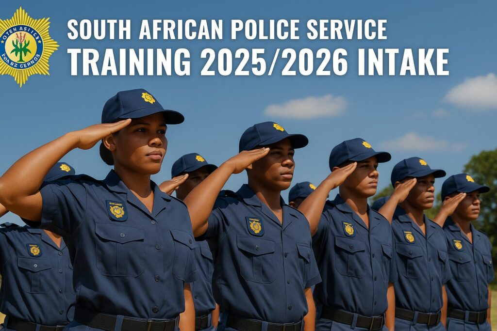 South African Police Service (SAPS): Training 2025/2026 Intake - Available Now!