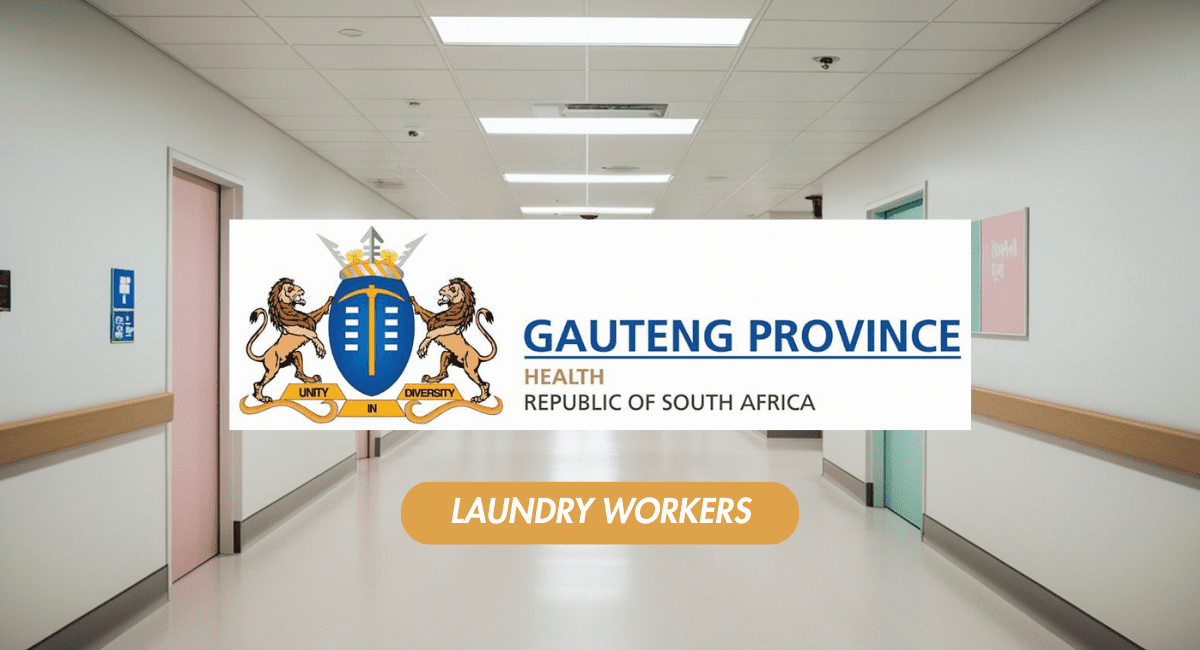 GAUTENG Department of Health X9 Cleaners 2026