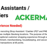 Ackermans Shop Assistants 2026 - Available!