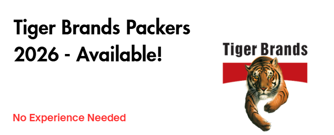 Tiger Brands Packers 2026 - Available!