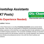 Apply Dischem (X7 Posts) Frontshop Assistants 2026 - Available!