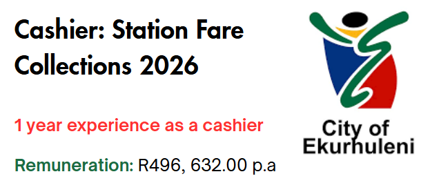 City of Erkurhuleni Vacancies 2026