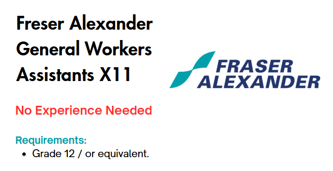 Assistant General Worker X11 (Limpopo) 2026