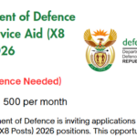 Department of Defence Food Service Aid (X8 Posts) 2026