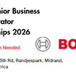 Bosch Junior Business Administrator Learnerships 2026