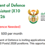 Department of Defence Store Assistant (X10 Posts) 2026