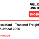 Trainee Train Assistant – Transnet Freight Rail (Bellville, South Africa) 2026