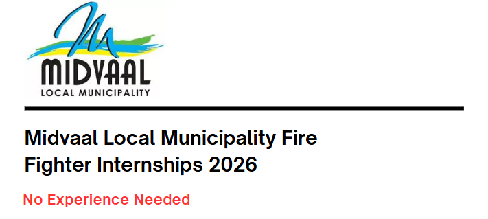 Midvaal Local Municipality Fire Fighter Internships 2026