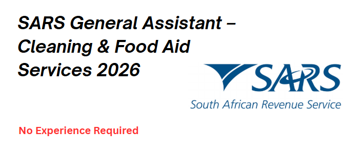 SARS General Assistant – Cleaning & Food Aid Services 2026