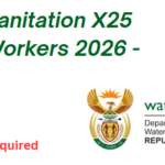 Water & Sanitation X25 General Workers 2026 - Available!