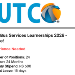 PUTCO Bus Services Learnerships 2026 - Available!