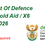 Department Of Defence X4 Household Aid / X6 Grounds 2026
