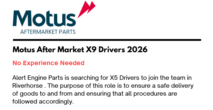 Motus After Market X9 Drivers 2026