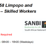 SANBI Greening Programme: X58 Limpopo and Gauteng – Skilled Workers 2026