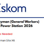 Eskom Utilityman (General Workers) at Koeberg Power Station 2026