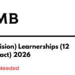 RMB (FNB Division) Learnerships (12 Months Contract) 2026