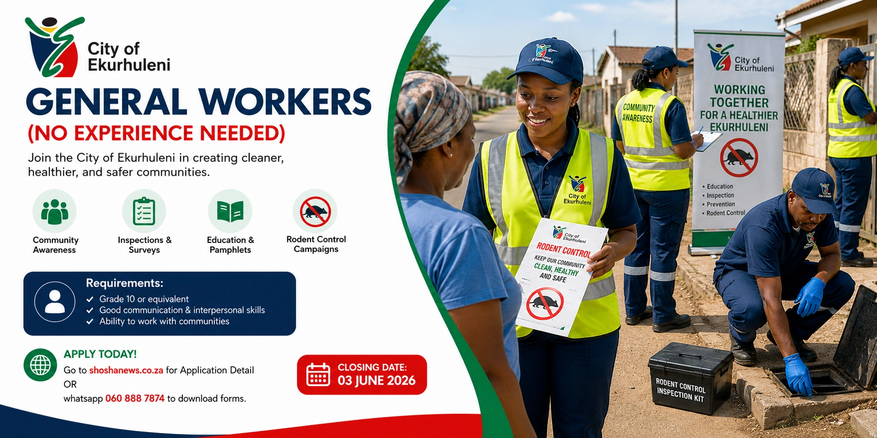 City of City of Ekurhuleni YES Programme 2026