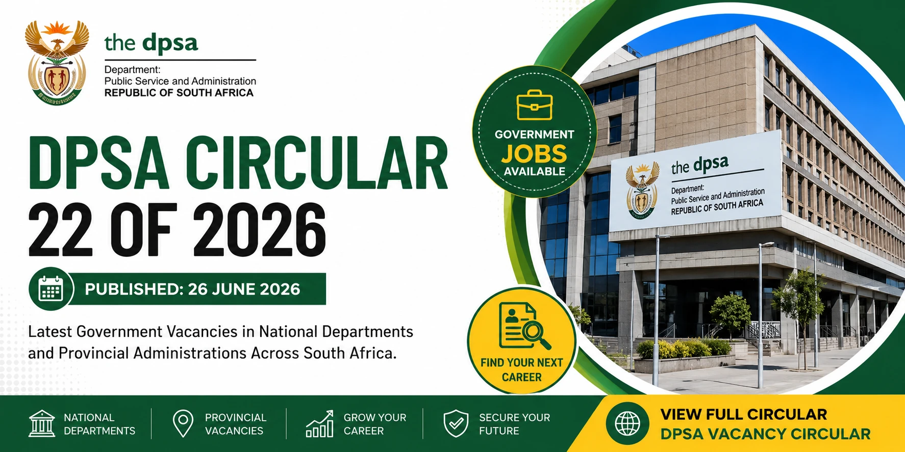 DPSA Circular 22 of 2026 - Available Now!