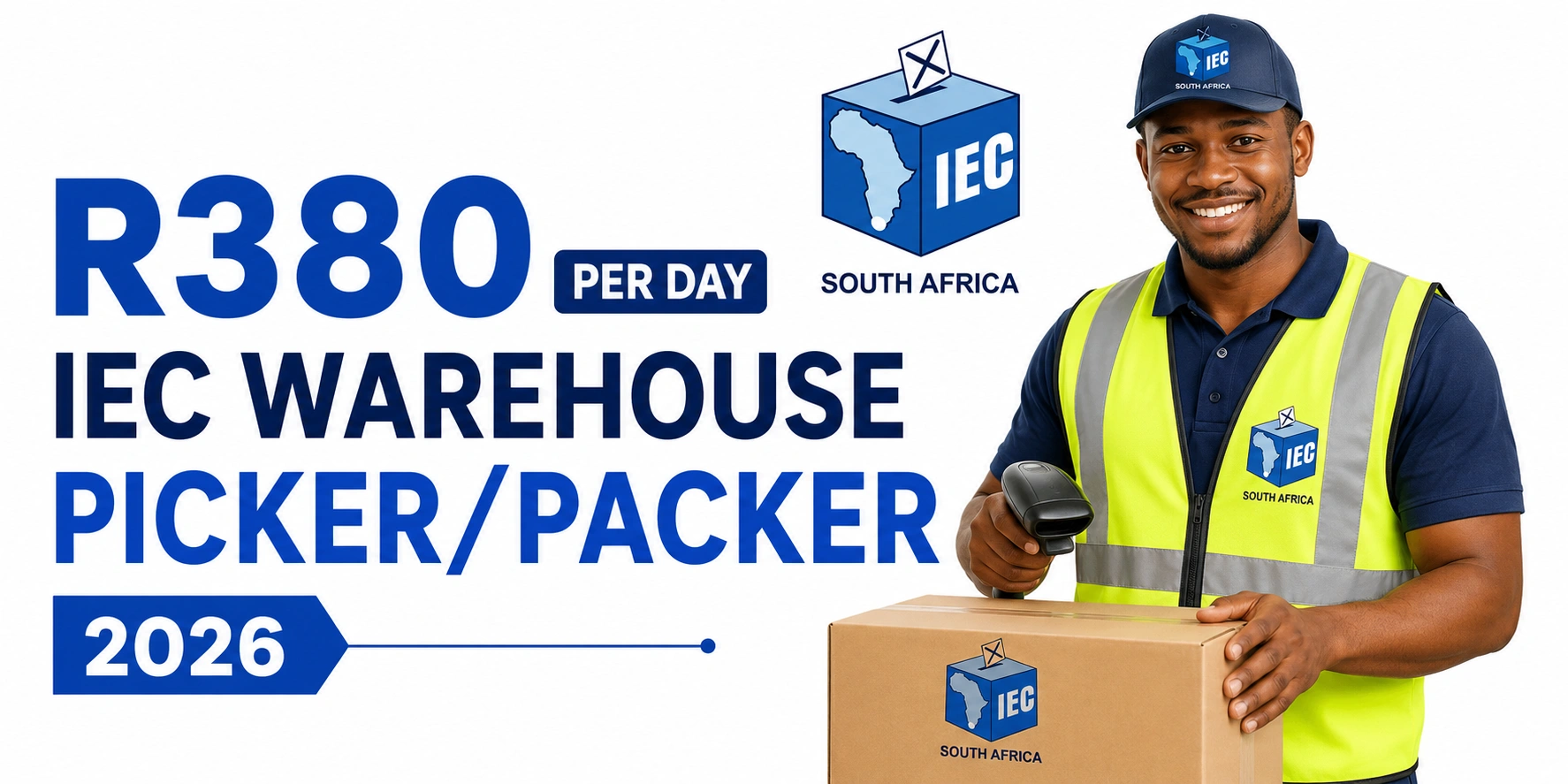 R380 per day IEC Warehouse Picker/Packer 2026
